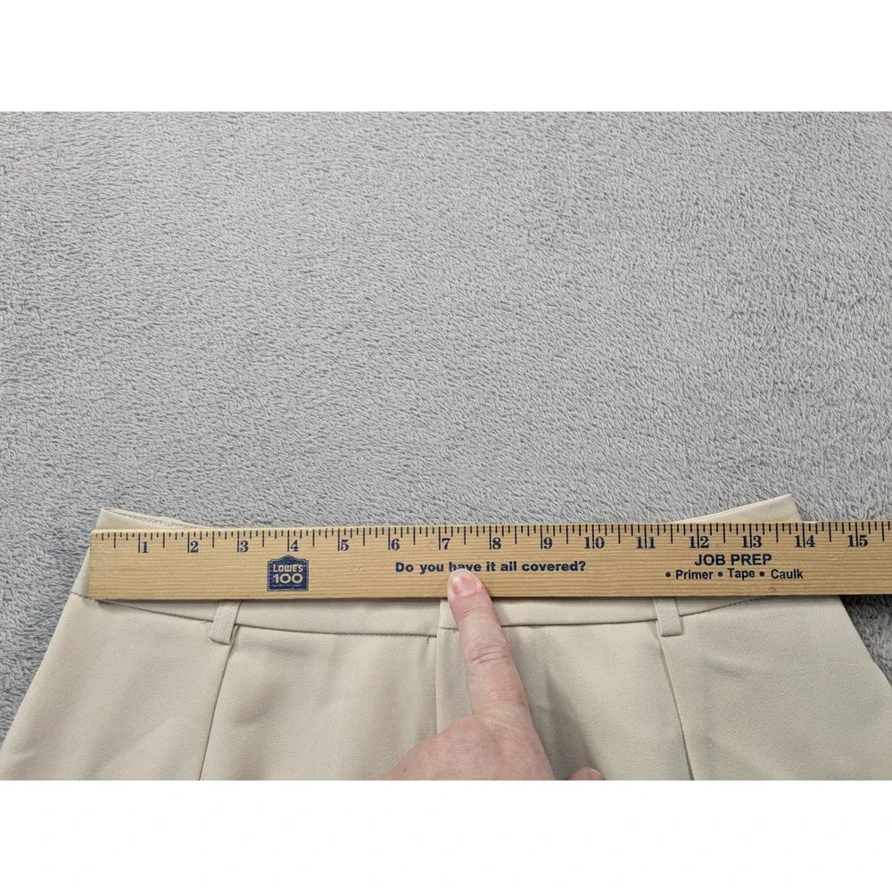 Unbranded Beige Wide Leg Pleated Trousers High Waist Dress Pants TT904-3 Size M